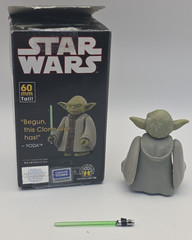 Takara Tomy Medicom Kubrick Star Wars S9 Yoda 60mm Toy Collectible Mint Open Box