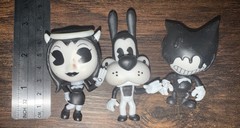 Meatly Games Bendy And The Ink Machine Lot Of 4 Collectable Figures