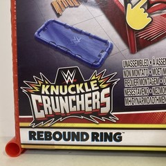 ~ NIB WWE Knuckle Crunchers 3” BROCK LESNAR Figure & Rebound Ring 2024 Mattel