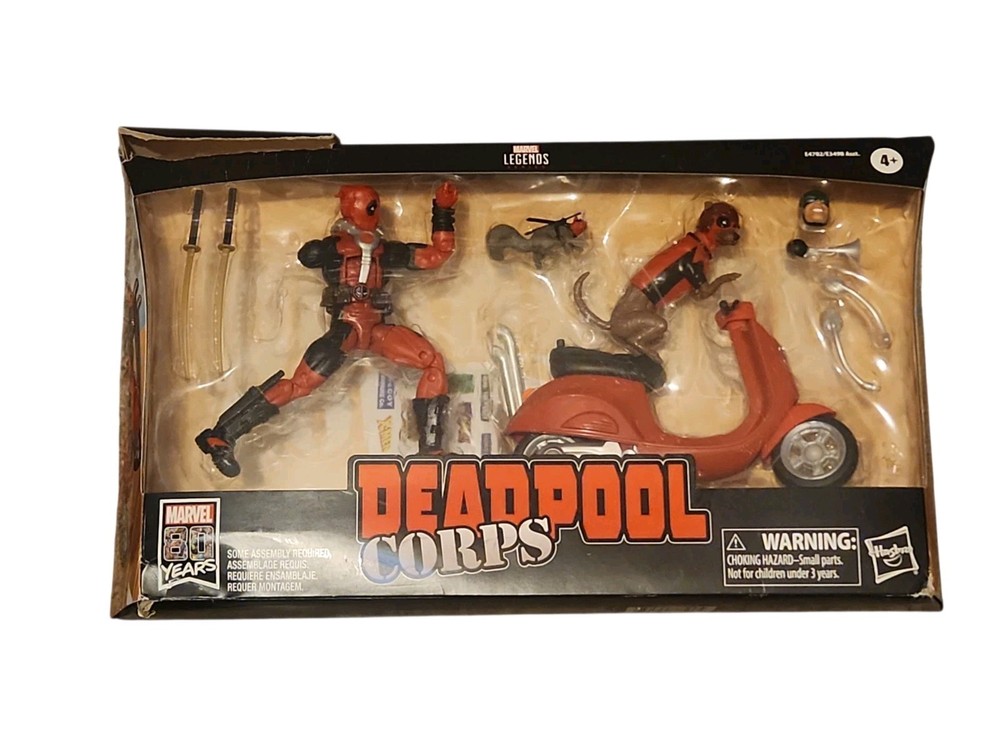 Marvel Legends Ultimate Deadpool Corps 6″ Action Figure w/Scooter, MISSING ARM!