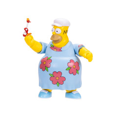 King Size Homer Simpson Deluxe Action Figure with Drinking Bird by Jakks Pacific