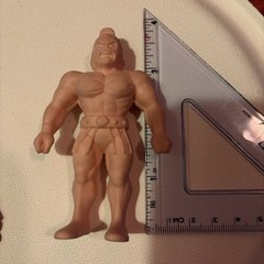LARGE 3.5″ Kinnikuman Ultimate M.U.S.C.L.E RARE eraser Keshi Rikishiman
