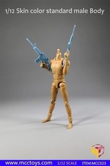MCCToys 1/12 Male Flexible Figure Body Muscle Narrow Shoulder For 6″ Action Toy