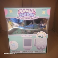 Lot Of 4 Pieces Kawaii Critterz Flocked Sushi & Ramen Collection Blind Bag