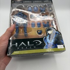 Halo Reach McFarlane Toys BLUE Spartan Air Assault Armor Pack Series 4 Sealed!