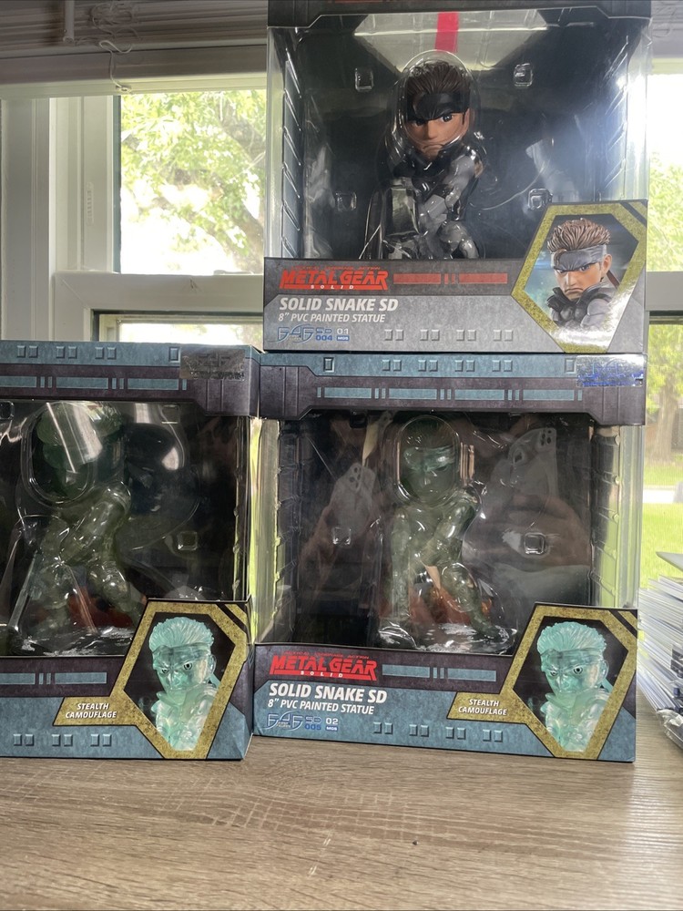 Tactical Espionage Action Metal Gear Solid Snake SD 8 Action Figure Toy