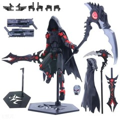 T13 Action Figure Articulated Dummy Swordsman Robot Posable Model Toy