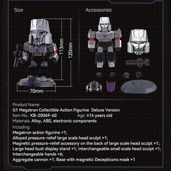 HiPlay Killerbody,G1 Megatron Standard & Deluxe Edition,Height 9cm Action Figure
