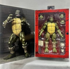 NECA TMNT The Last Ronin Lost Years Nightwatcher & Battle Damage Lot of 4 Figs