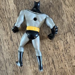 DC Comics Batman Action Figure 1993 4”Plastic Gray Black Yellow