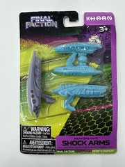 Final Faction Kharn Quake Arms & Shock Arms Weapons Pack Lot of 2 New