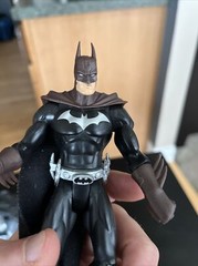 DC BATMAN MOTORCYCLE – PULL BACK / 2003 Cloth Cape Dc Comics 6.5 Inches
