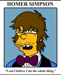 Homer Simpsons Be@rBrick 400% Medicom Toy