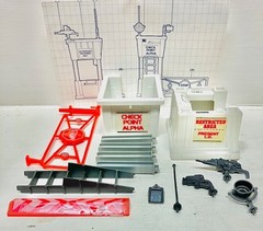 GI Joe 1985 Checkpoint Alpha Complele Blueprints Unbroken Vintage Hasbro ARAH