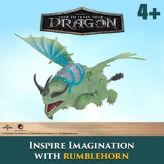 Dreamworks How To Train Your Dragon 4×:Toothless, Rumblehorn, Skrill, Gronckle🆕