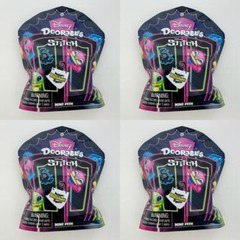 Disney Doorables Stitch Blacklight Mini Peek – LOT of 4 NEW Blind Packs