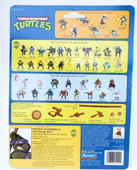 1990 TMNT Donatello w/Storage Shell includes card back and accessories preowned