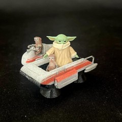 Anzellan Speeder for 3.75in & 6in Figure Diorama (1:18 & 1:12)
