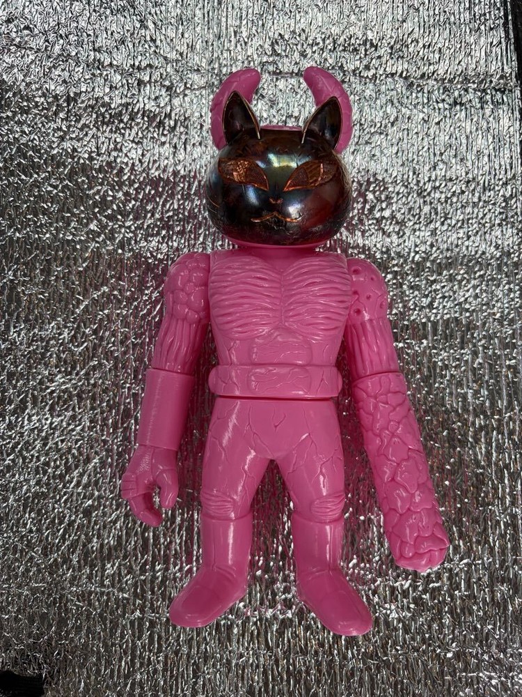 Real Head Uamou Mask Real Uamou Soft Vinyl Pink Figure F/S FEDEX