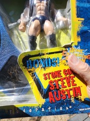 NIB Jakks WWF World Title Belt Series KB Toys Stone Cold Steve Austin Rare