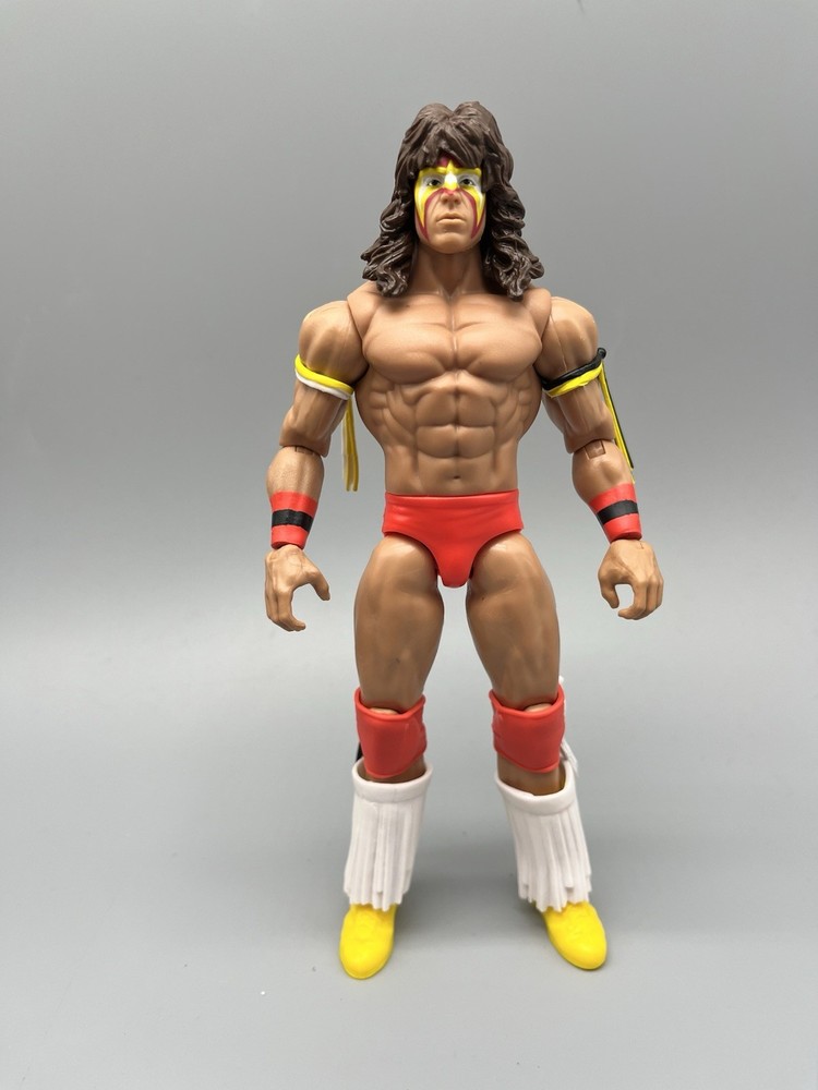 WWE Series 144 Ultimate Warrior Basic Figure Mattel WWF Main Event