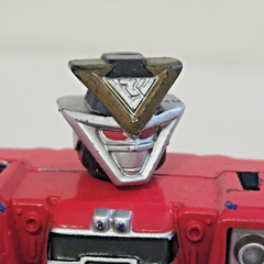 Bandai 1997 Power Rangers 5″ Carranger DX VRV Megazord (READ, wear, incomplete)