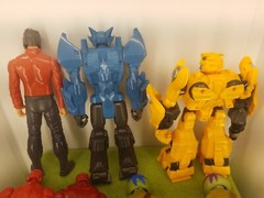 Lot Of 7 Action Figures Tall Hard Plastic Posable 11″ & Larger See Pics