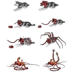NECA The Thing Ultimate Dog Creature Set Fits Action Figure 1:12 Official 7”