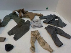 N A506 GI Joe Ultimate Soldier and Other Military Figure Clothing Lot