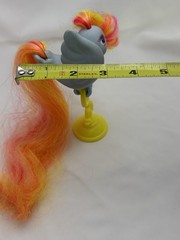 Tiffany Tails Fairy Tails My Little Pony Blue Bird Orange Hair With Stand 1980s