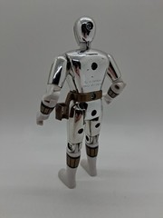 1995 Mighty Morphin Power Rangers 5″ Silver Chrome White Ranger Figure