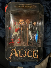 American McGee’s Alice Card Guards Diamonds Spades Figure Set New In Box!