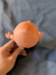 Vintage KEWPIE Boy Doll vinyl 7″ tall- Made in Korea