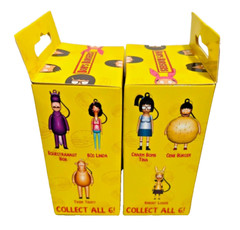 4 LOT Bullsitoy BOB’S BURGERS Series 1 Chibi in Motion Blind Box Clip
