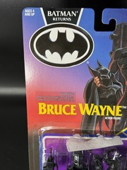 Vintage 1991 Batman Returns BRUCE WAYNE Action Figure Kenner MOC Michael Keaton