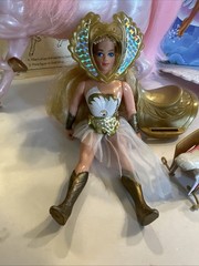 Vintage 1984 Princess Of Power Swift Wind Unicorn With Box & Doll