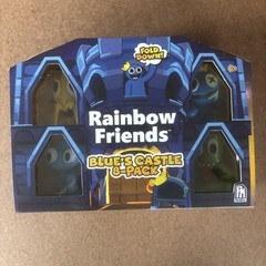 Rainbow Friends Blues Castle 8-Pack Blue Green Cyan Yellow+4 Mystery Figures 2.5