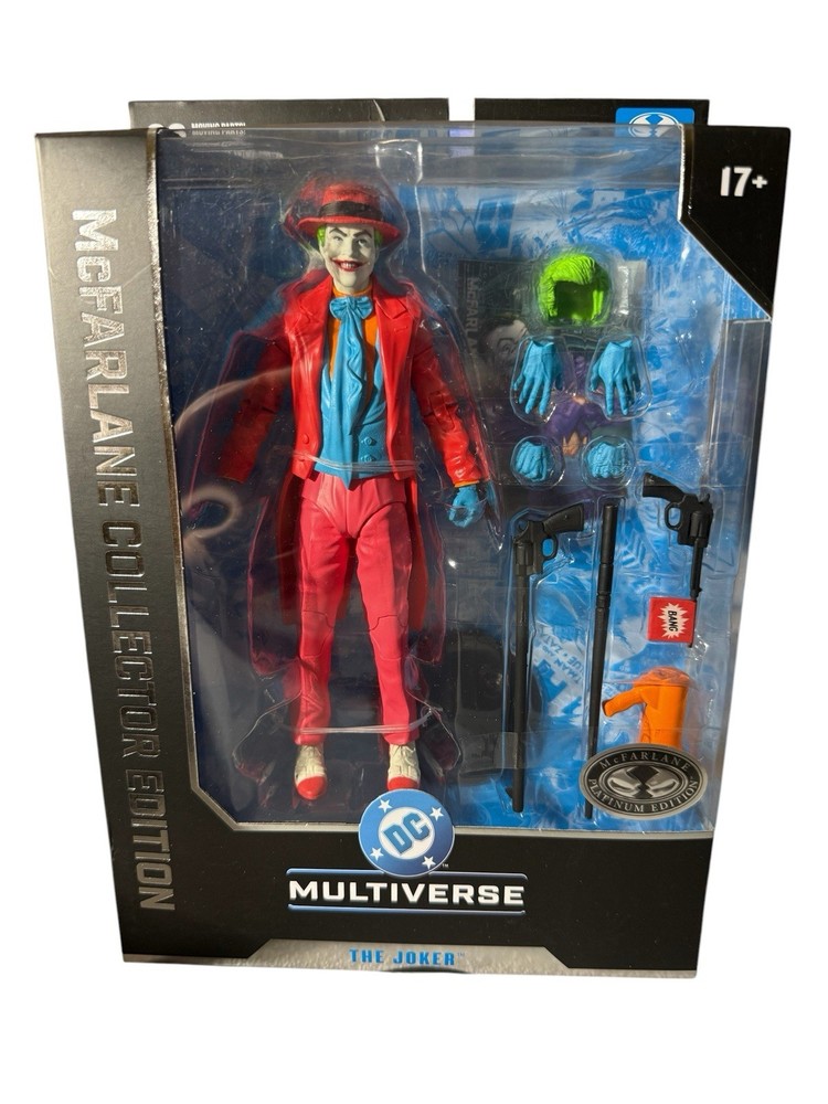 DC McFarlane Multiverse Platinum Edition Joker #57 Batman ’89 SEALED Figure