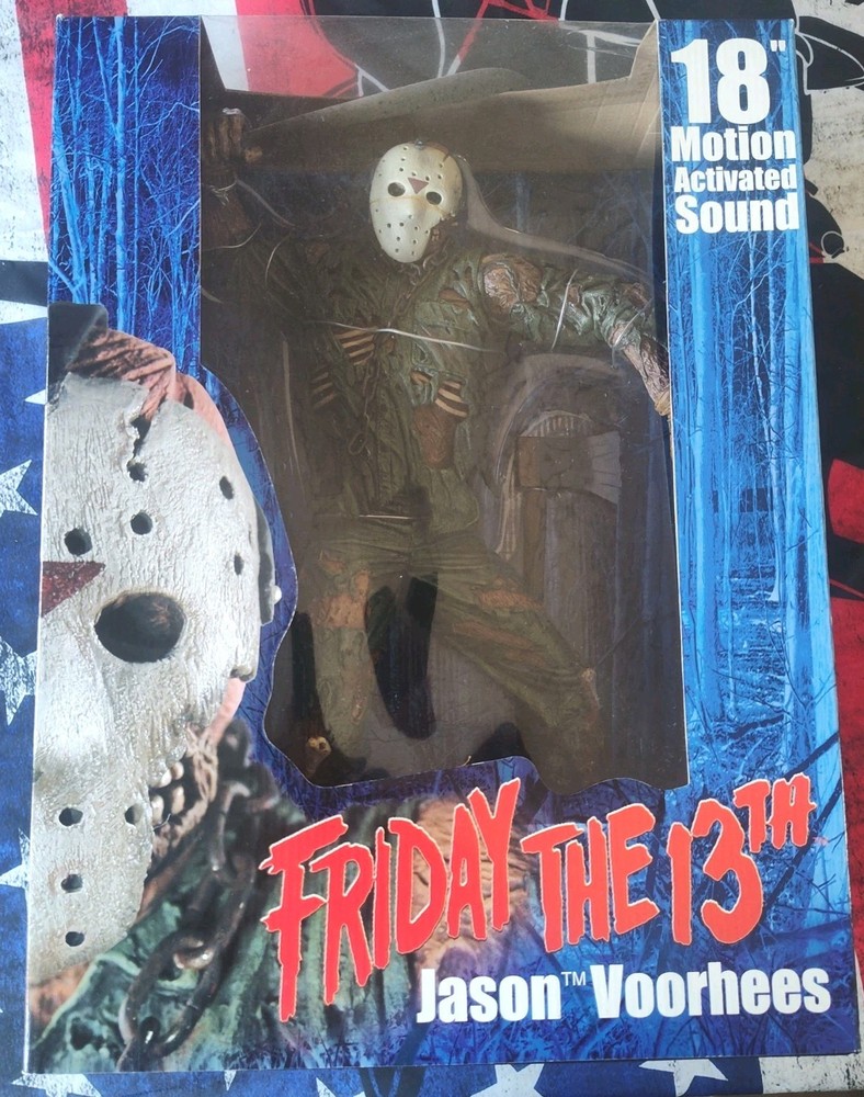 Neca Jason Voorhees Friday the 13th 18″ Motion Activated Sound Action Figure