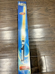 Star Wars Electronic Orange Jedi Lightsaber Attack Of The Clones Sealed