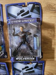 Marvel X2 X-Men United Lot of 4 Figures: Logan, Wolverine, Nightcrawler, Cyclops