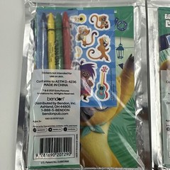 VIVO Play Pack Grab & Go Crayons Sticker Coloring Book lot of 6 New FREE SHPNG