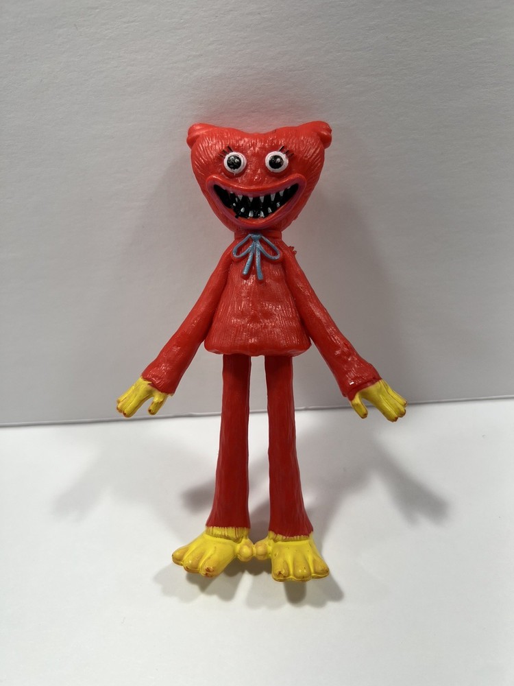 Poppy Playtime Red Huggy Wuggy Action Figure Scary Horror Creepy