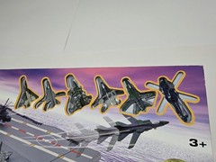 Vtg RedBox Toys Aircraft Carrier Ship 6 Diecast Fighters No.69121 NEW SEALED