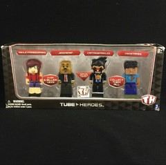 Tube Heroes Deluxe Gaming Set 4 Figures Sealed Jazwares VIKKSTAR123 JEROMERSF