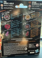 Beyblade X Tail Viper 3-85 Low Orb Spear Scorpio 0-70 Zapp Hasbro New Release