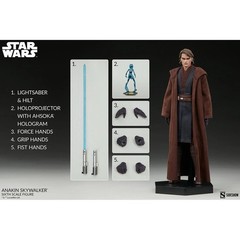 STAR WARS The Clone Wars ANAKIN SKYWALKER Sideshow Collectibles 1/6 Scale Figure