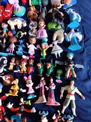 110 Disney PVC + Figures Lot Goofy Mickey Mulan Funko Princess Vintage Modern