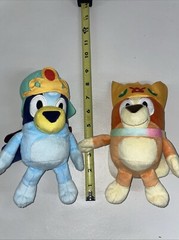 Bluey Friends Queen Bingo & Princess Bluey Plushes 2018 Christmas Birthday Gift