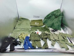 Vintage GI Joe 12″ Huge Lot 1990’s Accessories Camo Outfit Army Parachute